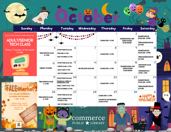 October Calendar